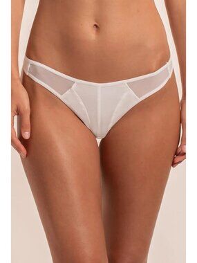 GIAPENTA White Brooklyn Thong Size Medium NEW NWT